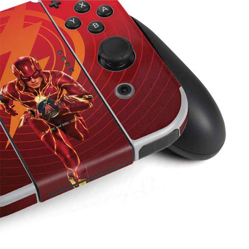 DC Comics The Flash Movie: Flash in Motion Nintendo Switch OLED (2021) Skin